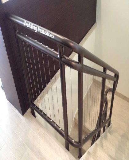 vertical cable rails